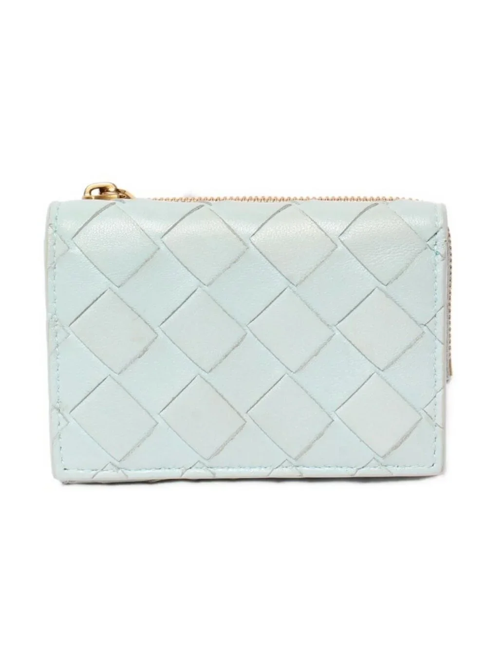 Bottega Veneta Trifold Wallet Intrecciato